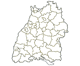 Karte von Baden-Württemberg