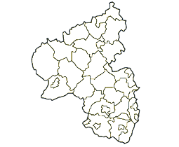 Karte von Rheinland Pfalz